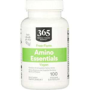 365 by Whole Foods Market, Amino Essentials, 100 Capsules(100 Count (Pack of 1))