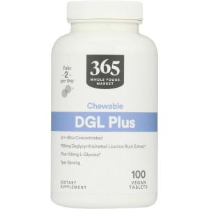 365 by Whole Foods Market, DGL Plus Chewable Tablets, 100 Tablets