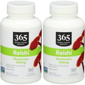365 by Whole Foods Market, Reishi, 90 Count(90 Count (Pack of 2))