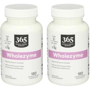 365 by Whole Foods Market, Wholezyme, 180 Count(180 Count (Pack of 2))