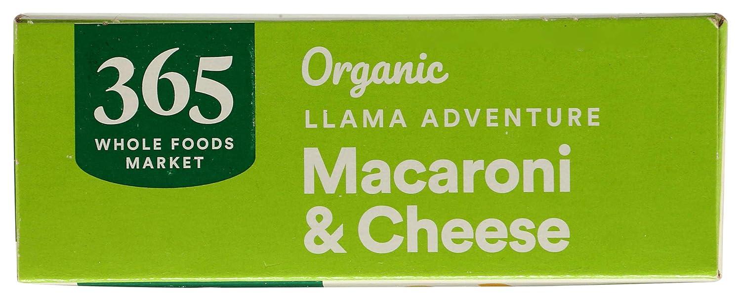 image:image365 by Whole Foods Market Organic Cheddar Macaroni amp Cheese Shapes Llama Adventure 6 Ounce6 Ounce Pack of 4