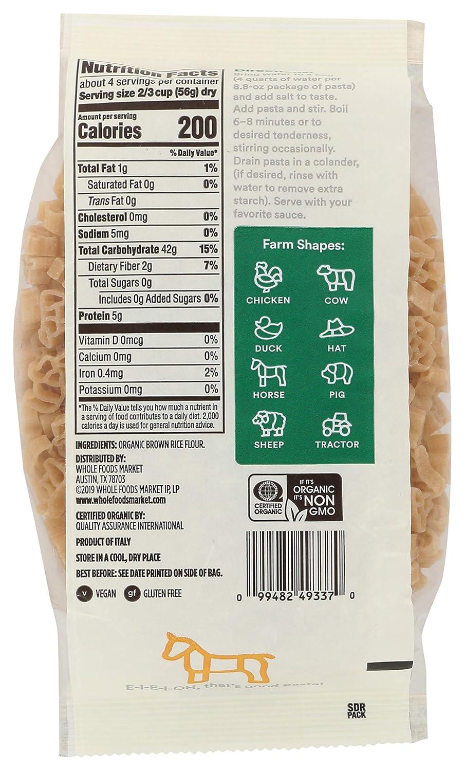 image:image365 by Whole Foods Market Organic Farm Animals amp Tractors Pasta 88 Ounce88 Ounce Pack of 3