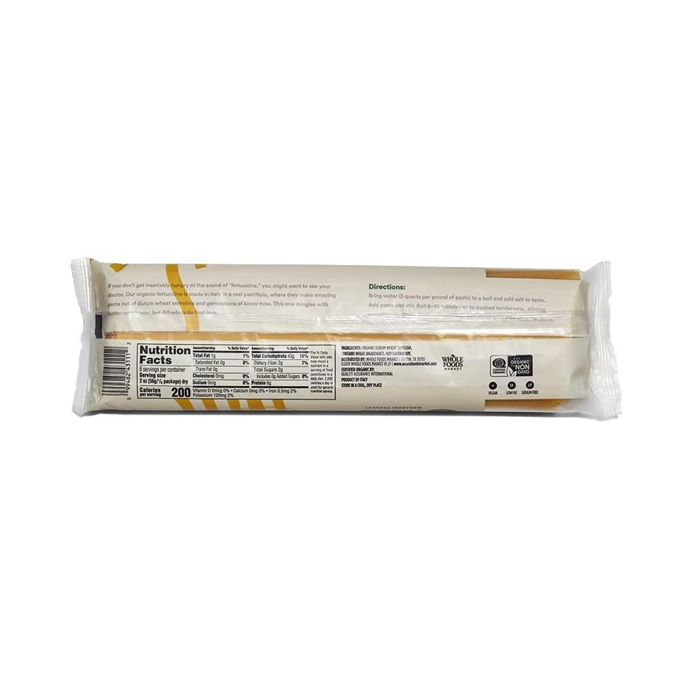 image:image365 by Whole Foods Market Organic Fettuccine 16 Ounce16 Ounce Pack of 3