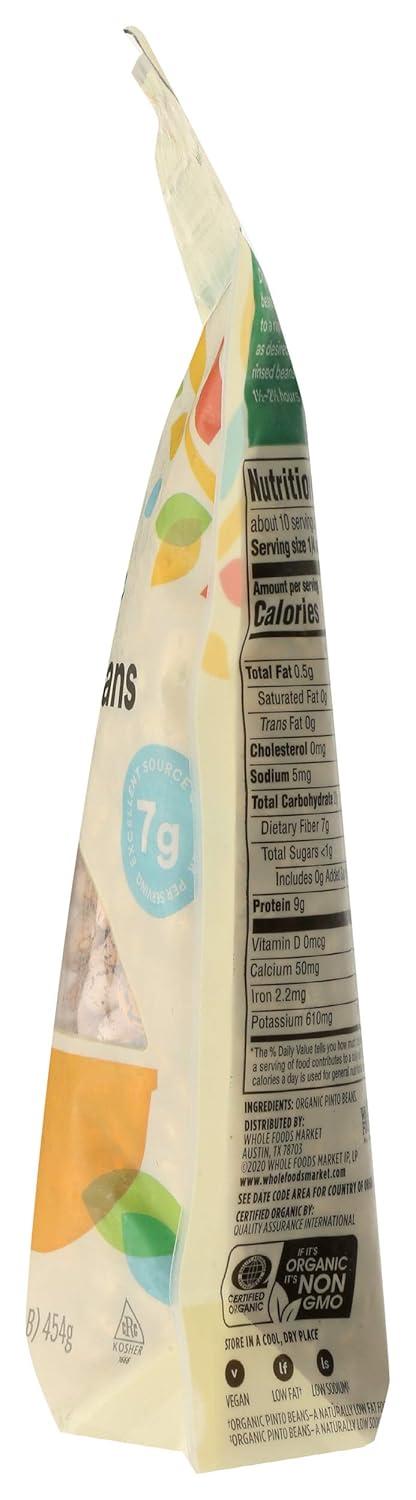 image:image365 by Whole Foods Market Organic Pinto Beans 16 Ounce16 Ounce Pack of 3