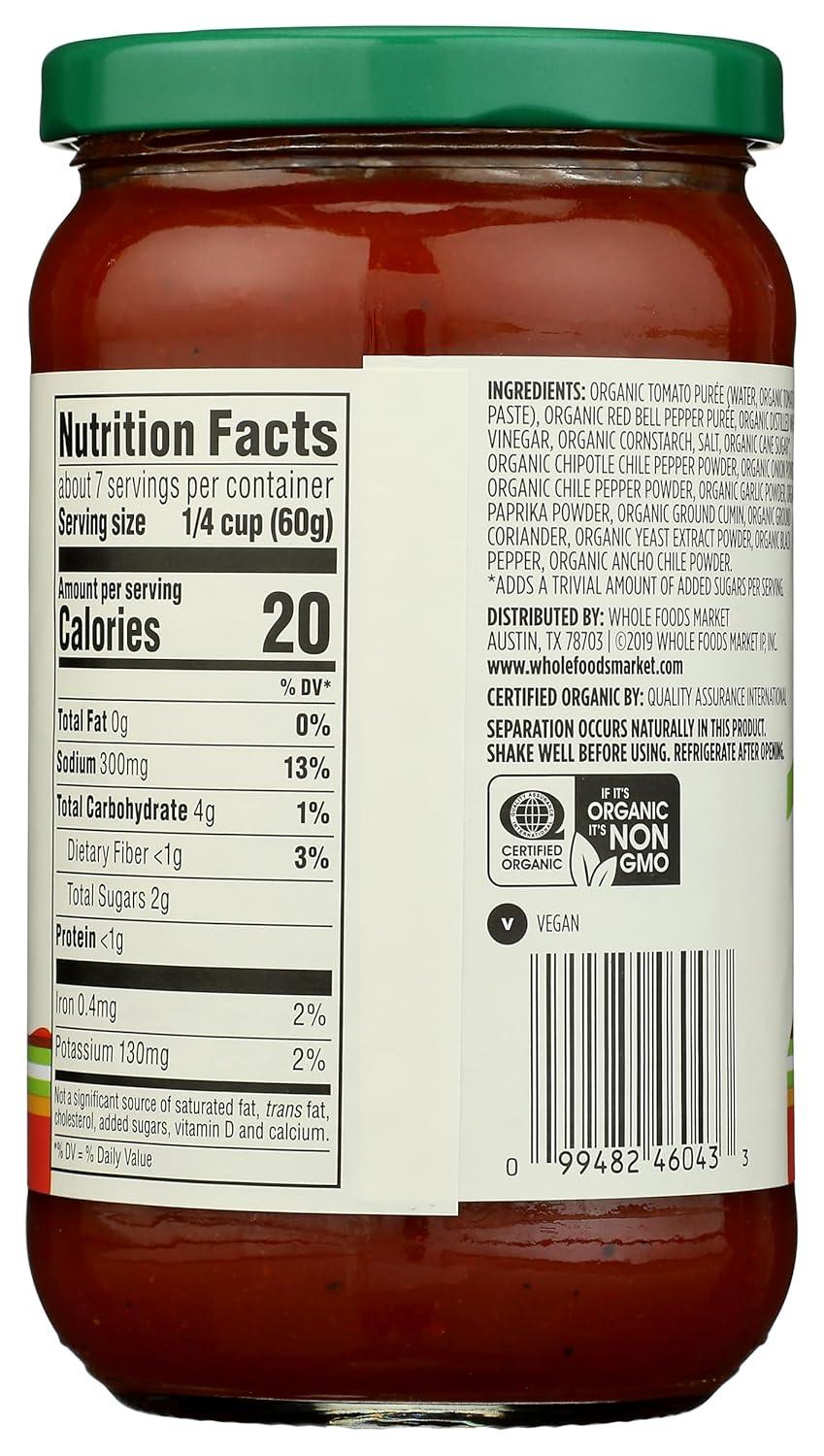 image:image365 by Whole Foods Market Organic Red Enchilada Sauce 155 Ounceorganic enchilada