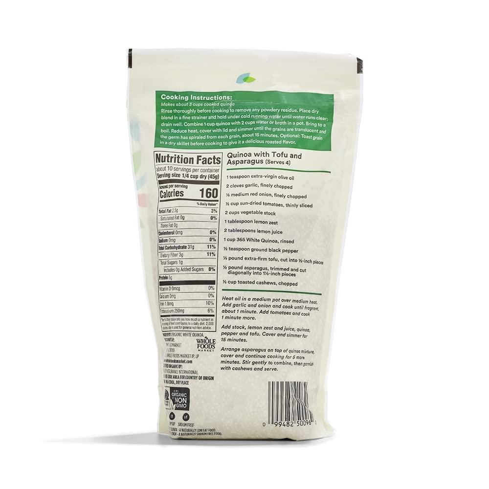 image:image365 by Whole Foods Market Organic White Quinoa 16 Ounce1 Pound Pack of 1