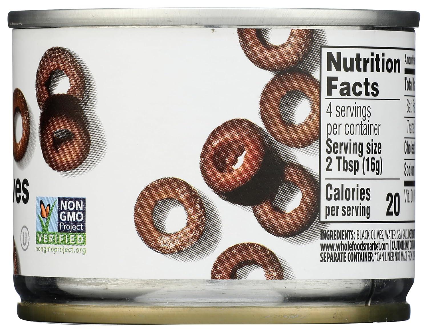 image:image365 by Whole Foods Market Ripe Sliced Olives 225 Ounce225 Ounce Pack of 1