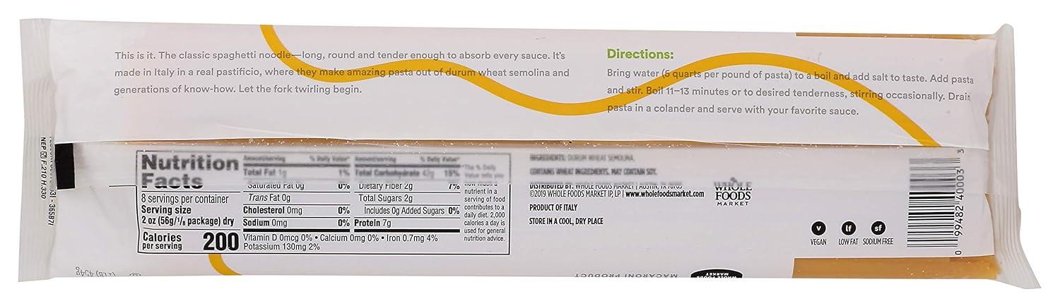 image:image365 by Whole Foods Market Spaghetti 16 OunceSpaghetti