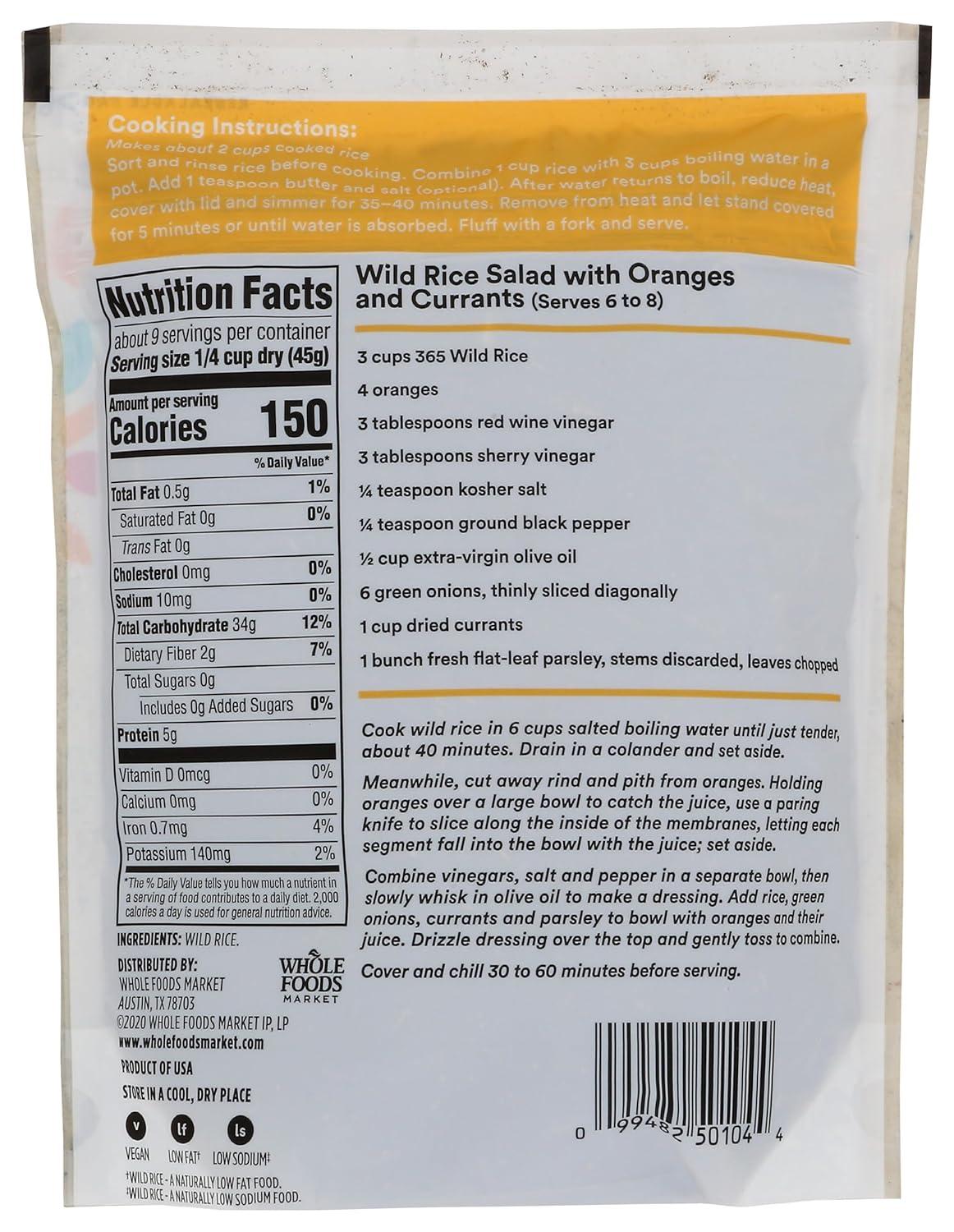 image:image365 by Whole Foods Market Wild Rice 14 Ounce14 Ounce Pack of 1