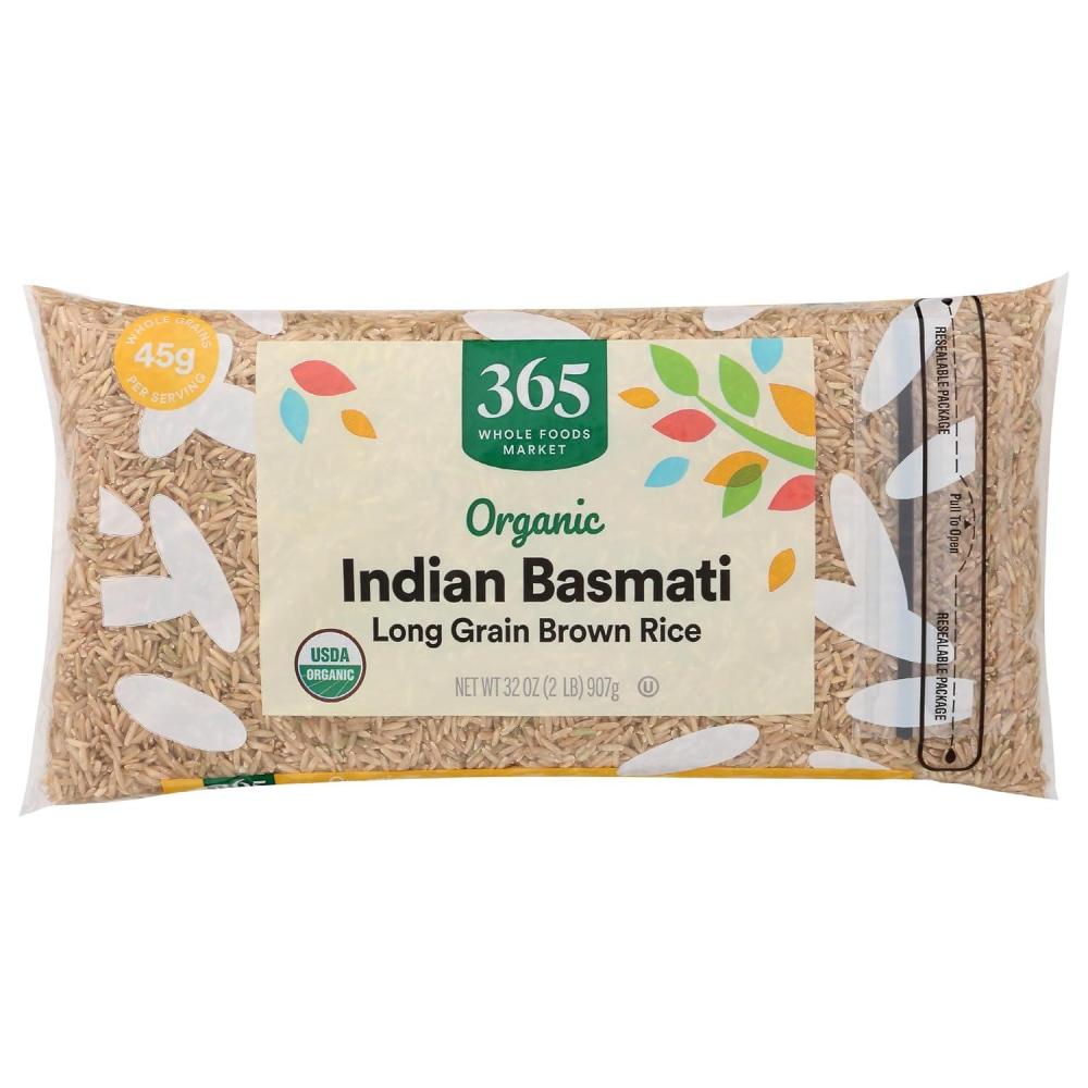image:image365 By Whole Foods Market Organic Indian Brown Basmati Rice 32 Ounce