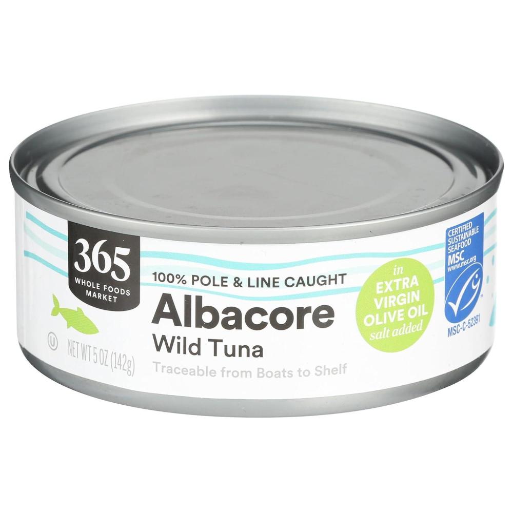image:image365 by Whole Foods Market Albacore Tuna in Extra Virgin Olive Oil 5 oz5 Ounce Pack of 1