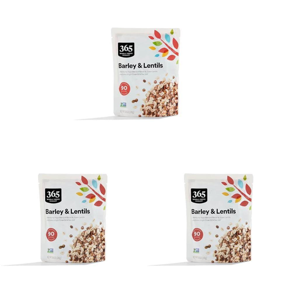image:image365 by Whole Foods Market Barley amp Green Lentils ReadytoHeat 88 Ounce88 Ounce Pack of 3