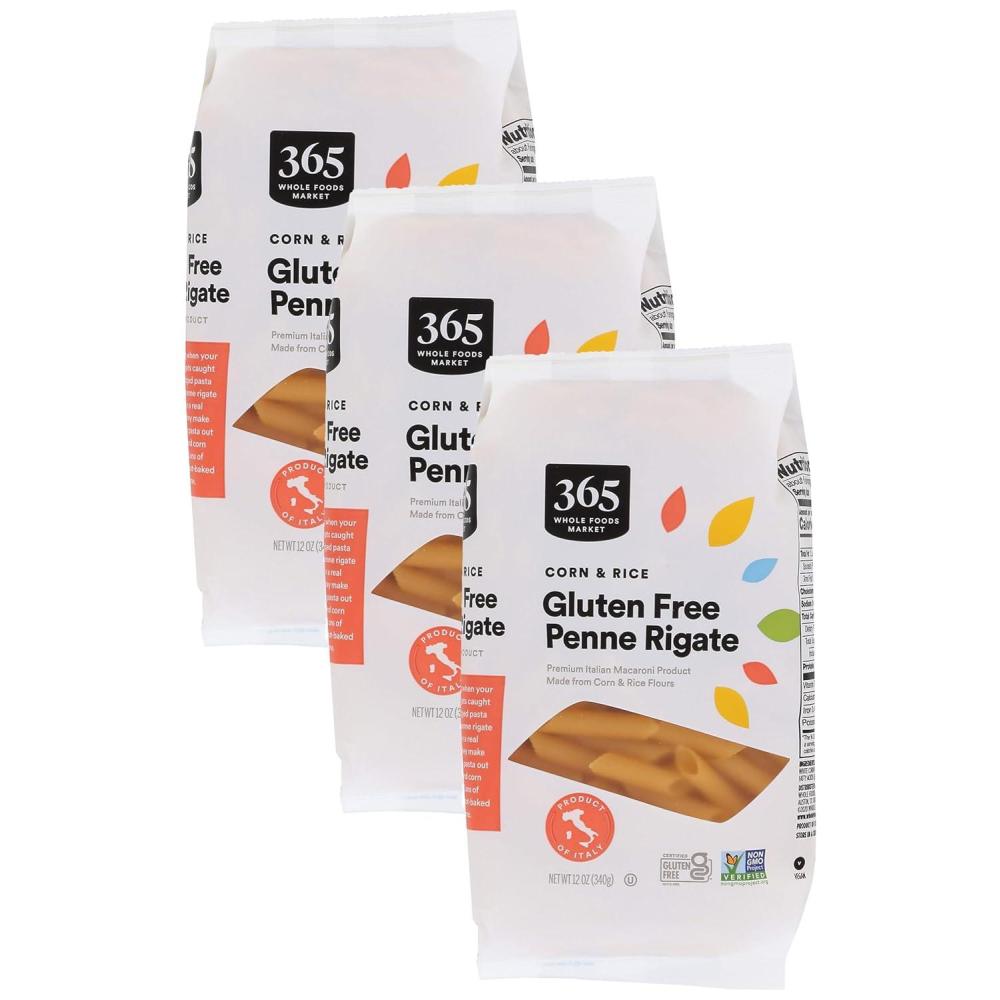 image:image365 by Whole Foods Market Corn amp Rice Penne Rigate 12 Ounce12 Ounce Pack of 3