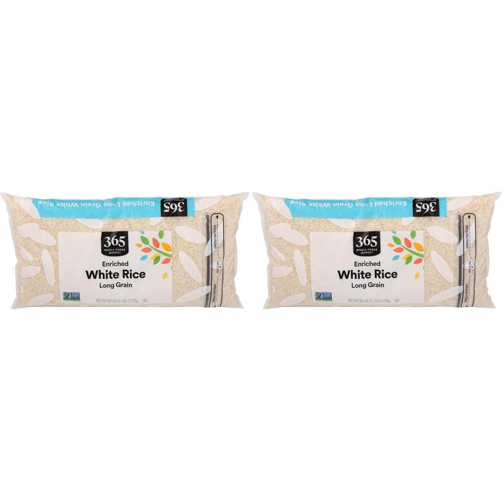 image:image365 by Whole Foods Market Enriched Long Grain White Rice 80 Ounce5 Pound Pack of 2