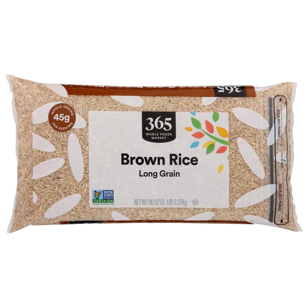 image:image365 by Whole Foods Market Long Grain Brown Rice 80 Ounce5 Pound Pack of 1