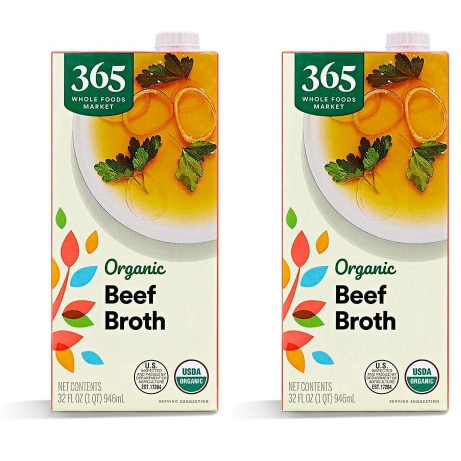 image:image365 by Whole Foods Market Organic Beef Broth 32 Fl Oz32 Fl Oz Pack of 2