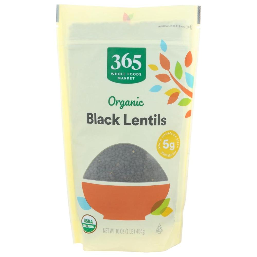 image:image365 by Whole Foods Market Organic Black Lentils 16 Ounce16 Ounce Pack of 1