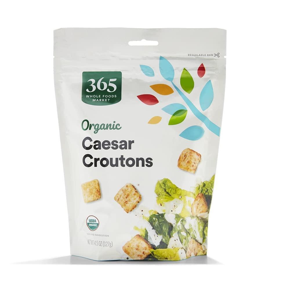 image:image365 by Whole Foods Market Organic Caesar Croutons 45 Ounce45 Ounce Pack of 1