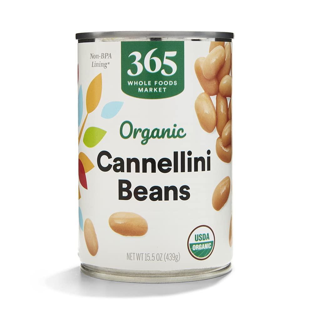 image:image365 by Whole Foods Market Organic Cannellini Beans 155 Ounce155 Ounce Pack of 1