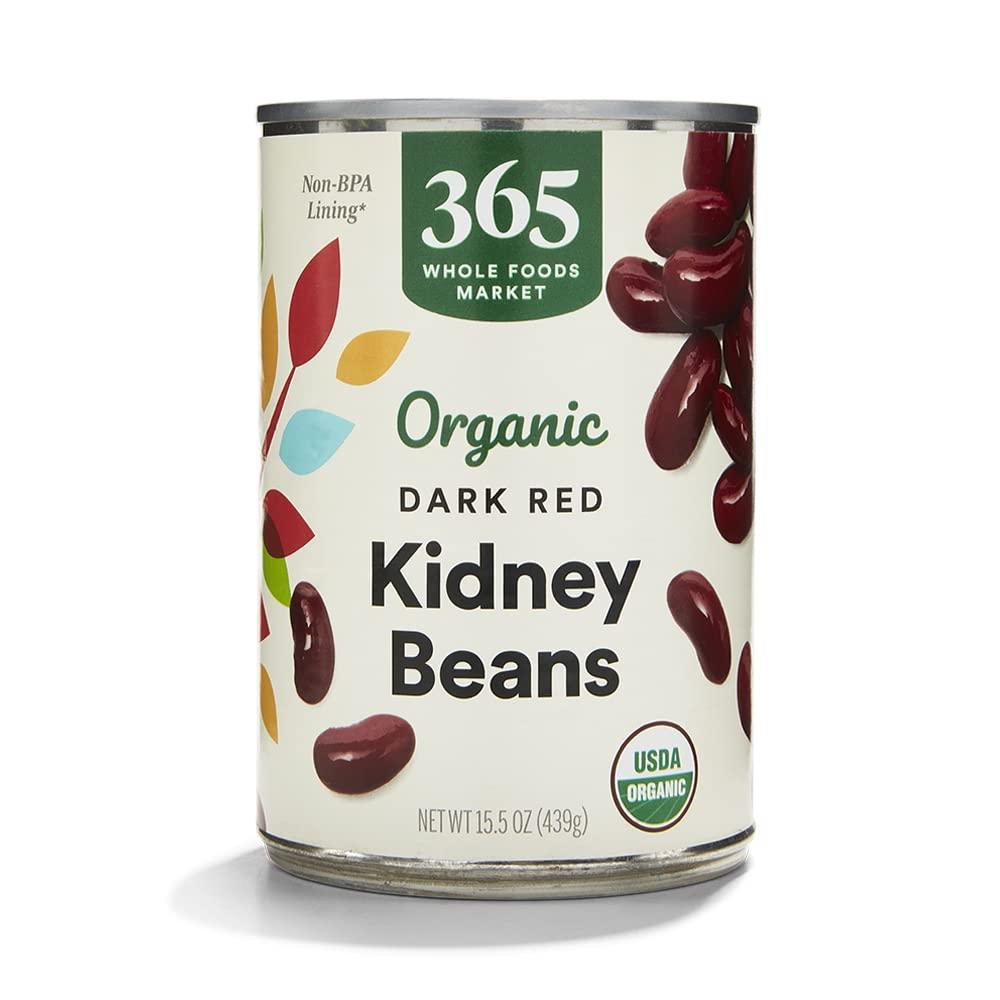 image:image365 by Whole Foods Market Organic Dark Red Kidney Beans 155 Ounce155 Ounce Pack of 1