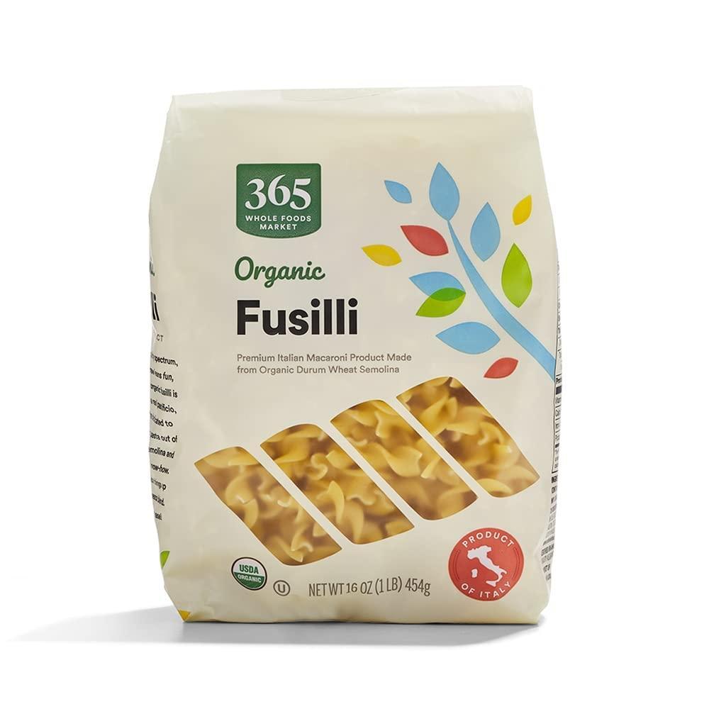 image:image365 by Whole Foods Market Organic Fusilli Pasta 16 Ounce16 Ounce Pack of 1