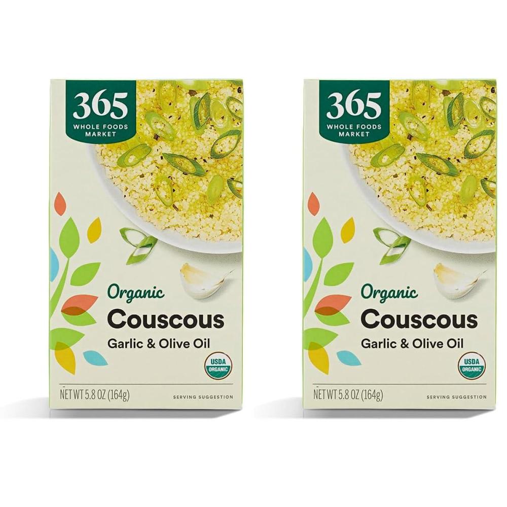 image:image365 by Whole Foods Market Organic Garlic And Olive Oil Couscous 58 Ounce58 Ounce Pack of 2