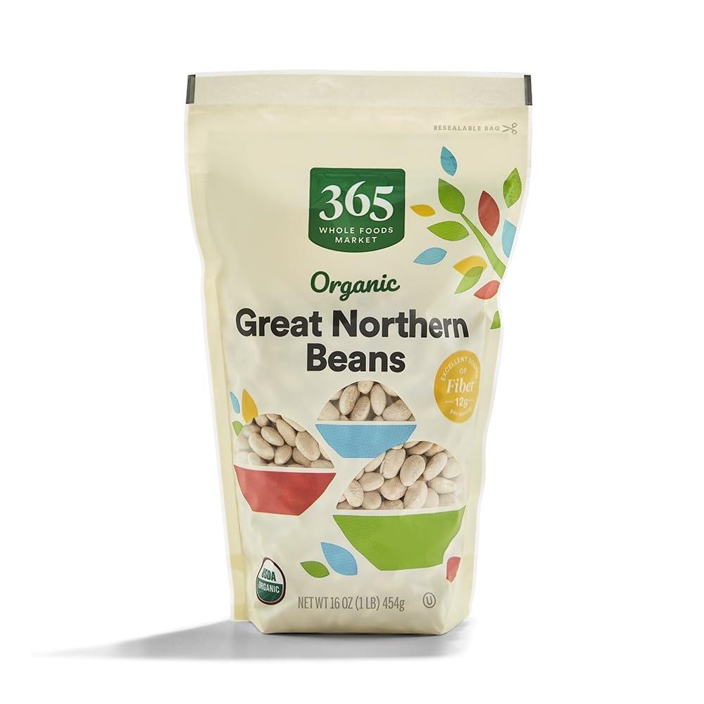 image:image365 by Whole Foods Market Organic Great Northern Beans 16 Ounce16 Ounce Pack of 1
