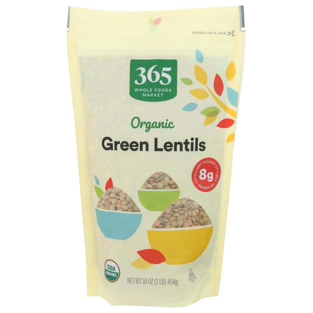 image:image365 by Whole Foods Market Organic Green Lentils 16 Ounce16 Ounce Pack of 1