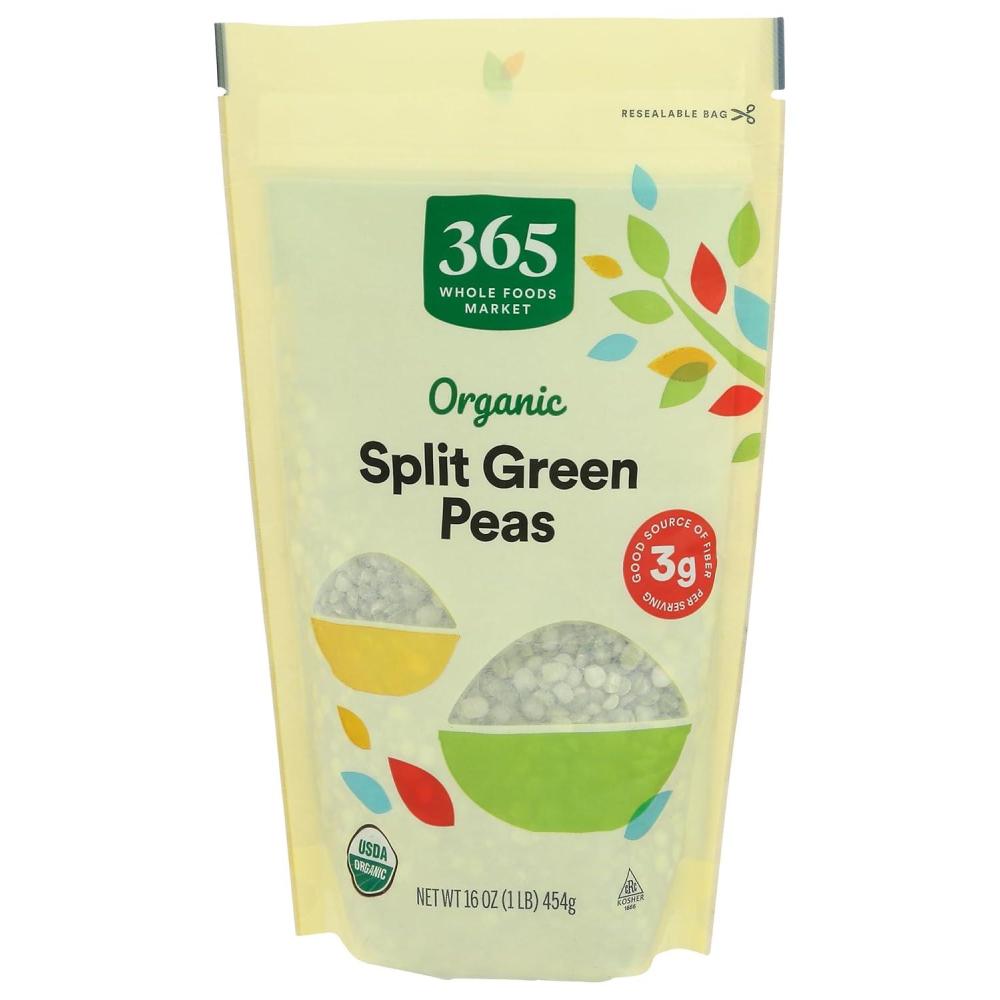 image:image365 by Whole Foods Market Organic Green Split Peas 16 Ounce16 Ounce Pack of 1