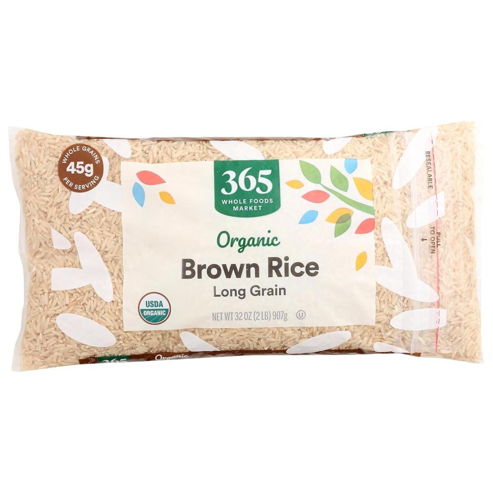 image:image365 by Whole Foods Market Organic Long Grain Brown Rice 32 Ounce2 Pound Pack of 1