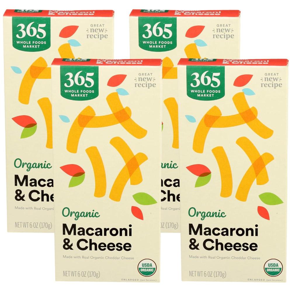 image:image365 by Whole Foods Market Organic Macaroni and Cheese 6 Ounce6 Ounce Pack of 4