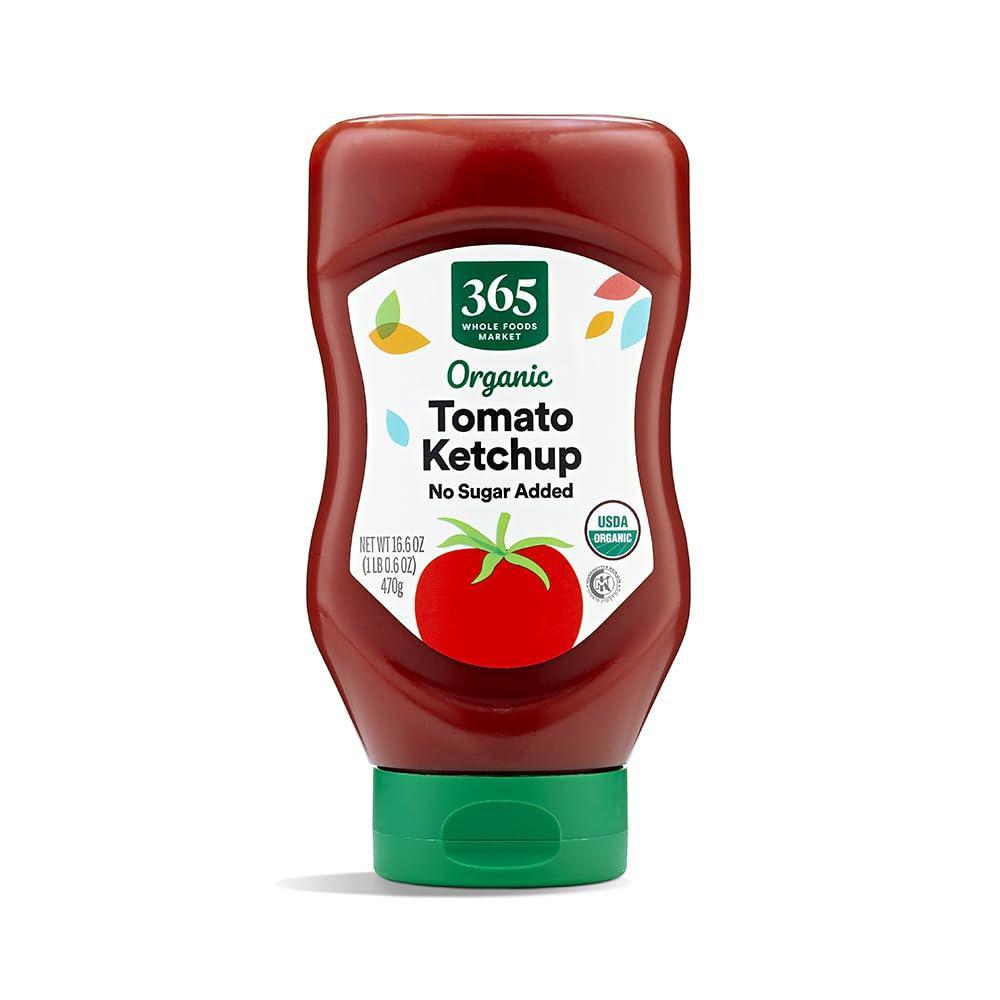 image:image365 by Whole Foods Market Organic No Sugar Added Ketchup 166 Ounce166 OZ