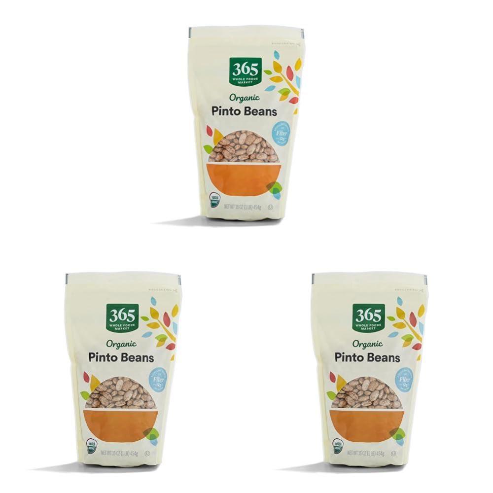 image:image365 by Whole Foods Market Organic Pinto Beans 16 Ounce16 Ounce Pack of 3