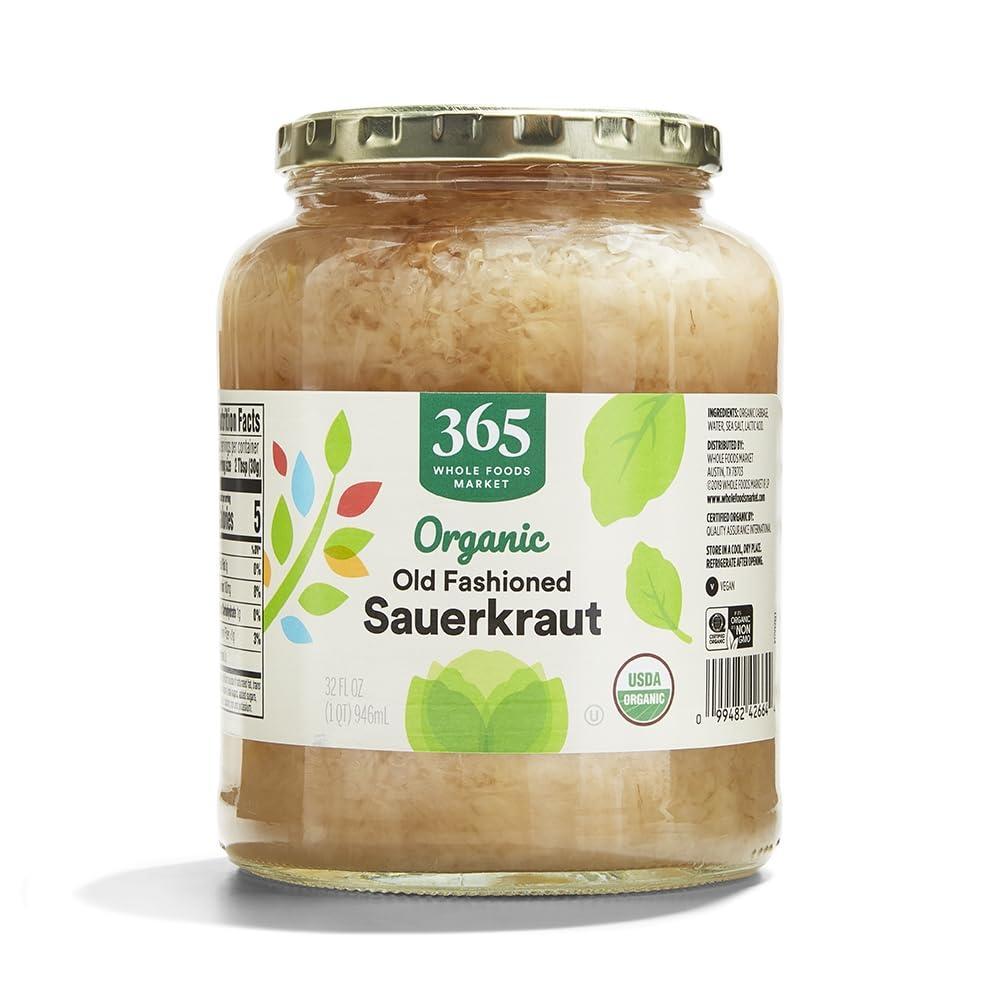 image:image365 by Whole Foods Market Organic Sauerkraut 32 oz32 Fl Oz Pack of 1