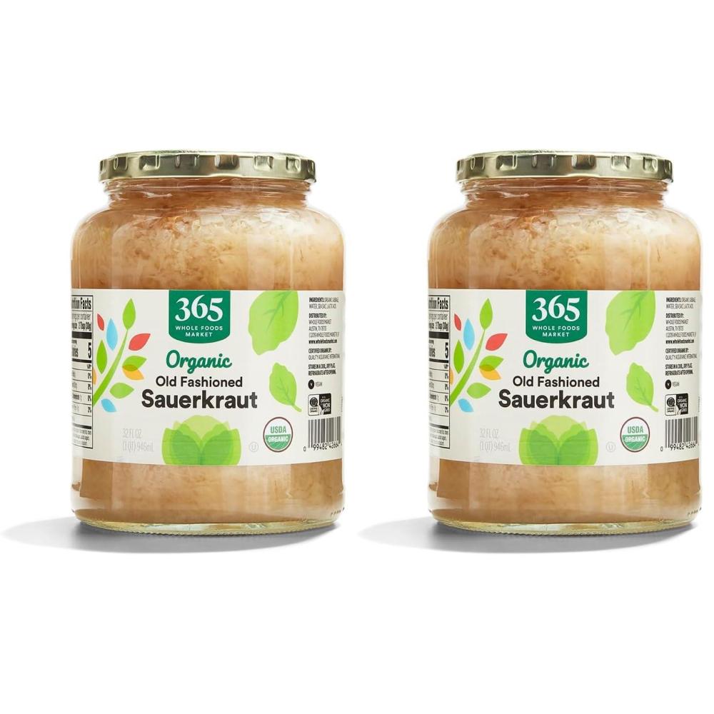 image:image365 by Whole Foods Market Organic Sauerkraut 32 oz32 Fl Oz Pack of 2