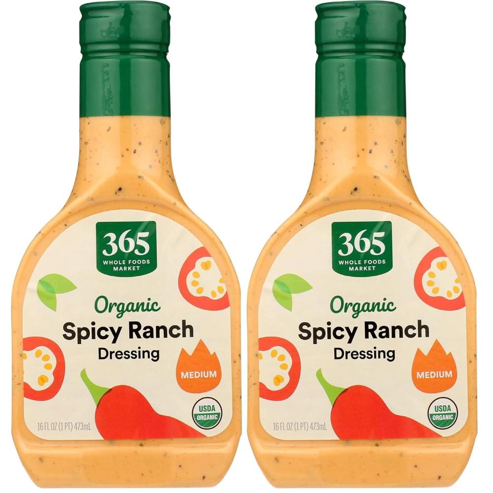 image:image365 by Whole Foods Market Organic Spicy Ranch Dressing 16 oz16 Fl Oz Pack of 2