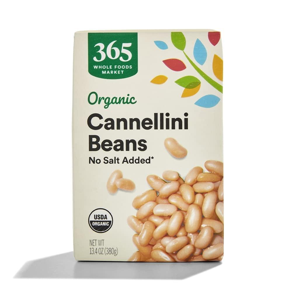 image:image365 by Whole Foods Market Organic Unsalted Cannellini Beans 134 Ounce134 Ounce Pack of 1