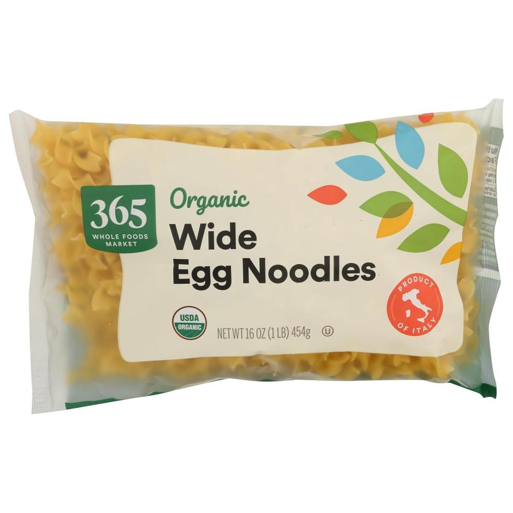 image:image365 by Whole Foods Market Organic Wide Egg Noodles 16 Ounce16 Ounce Pack of 1