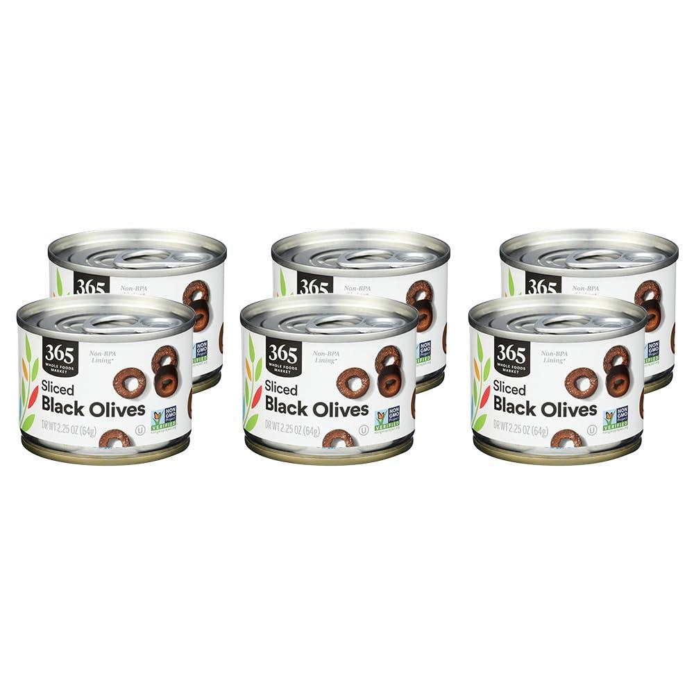image:image365 by Whole Foods Market Ripe Sliced Olives 225 Ounce225 Ounce Pack of 6