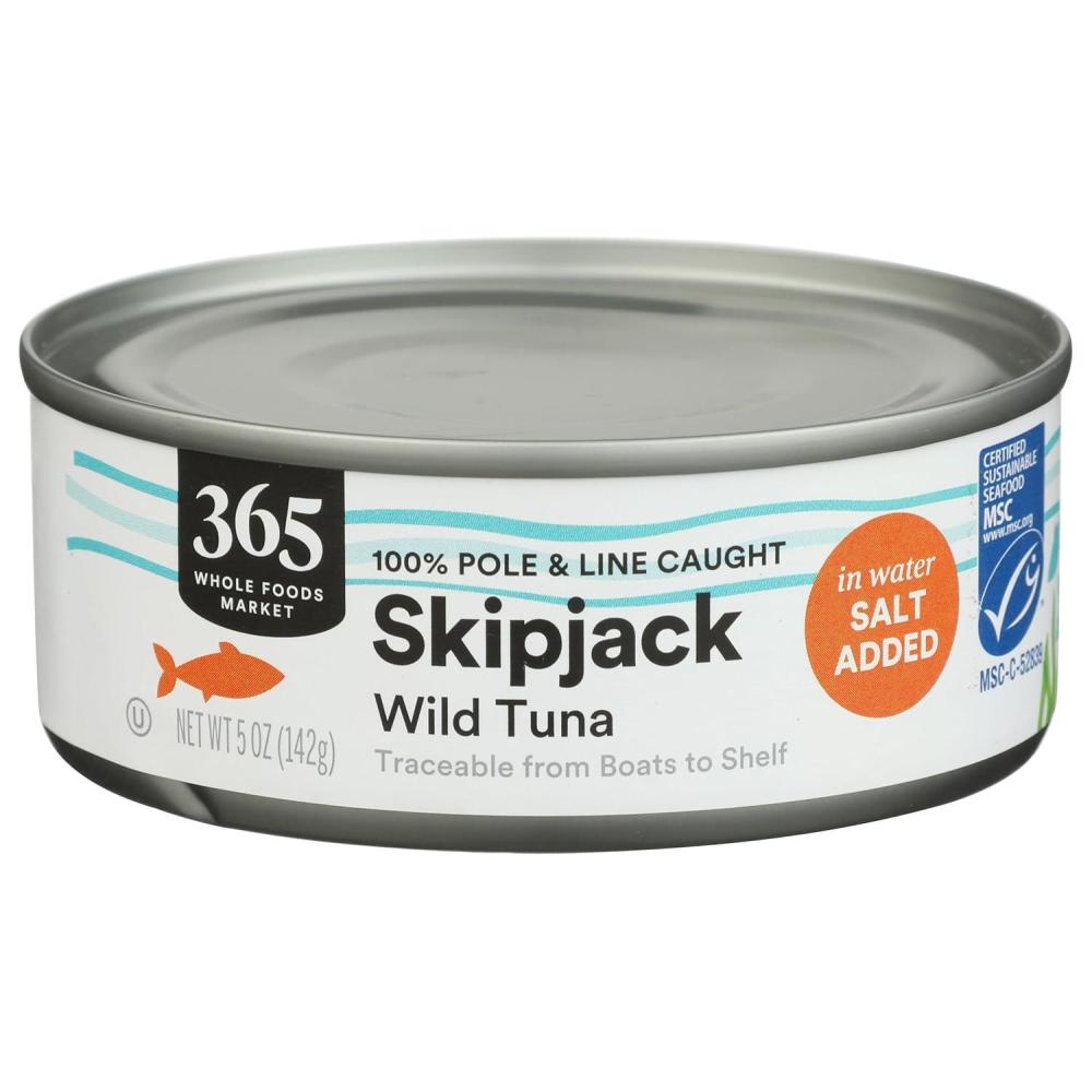 image:image365 by Whole Foods Market Salted Skipjack Tuna in Water 5 Ounce5 Ounce Pack of 1