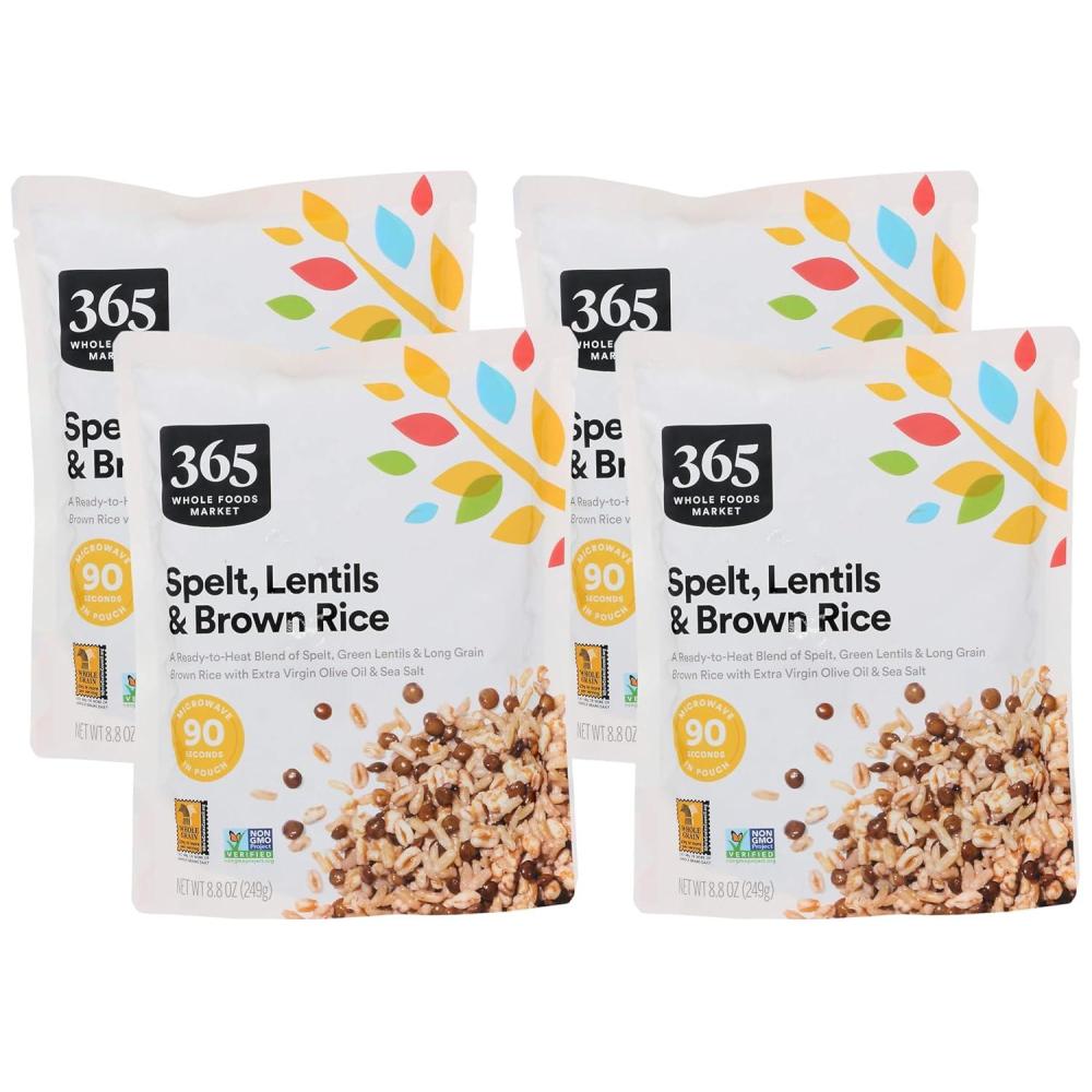 image:image365 by Whole Foods Market Spelt Green Lentils amp Brown Rice 88 Ounce88 Ounce Pack of 4
