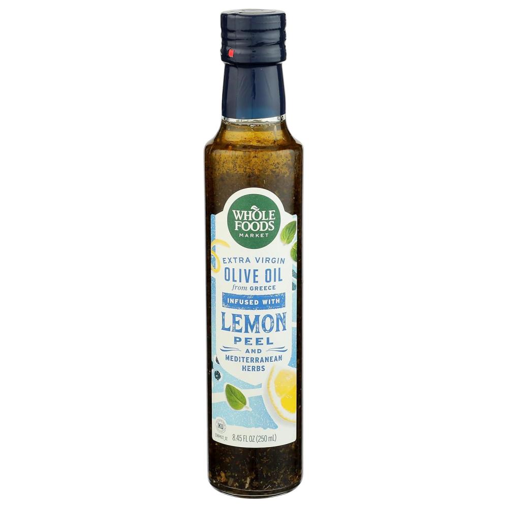image:imageWhole Foods Market Extra Virgin Olive Oil Greek Infused with Lemon amp Mediterranean Herbs 845 Fl OzLemon Mediterranean Herbs Infused