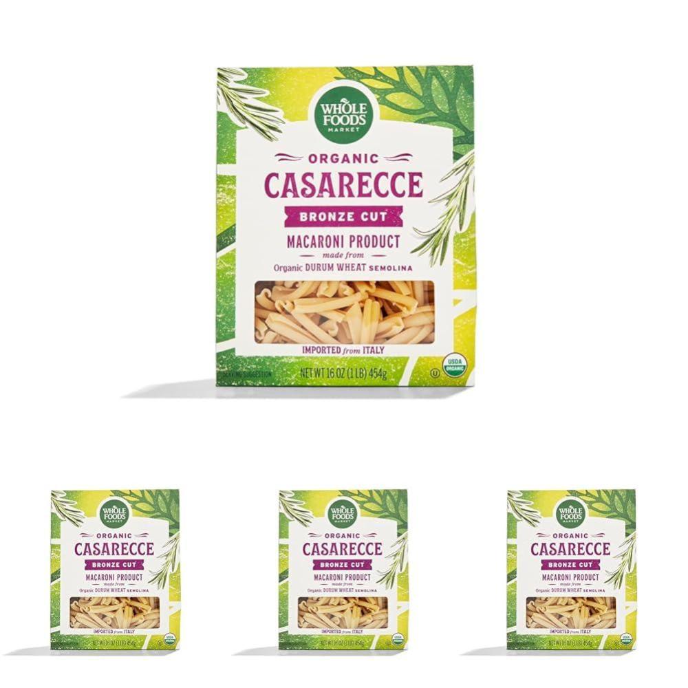 image:imageWhole Foods Market Organic Casarecce 16 Ounce16 Ounce Pack of 4