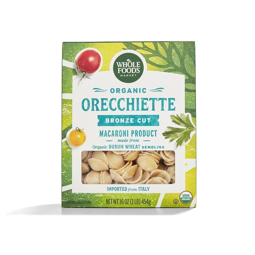 image:imageWhole Foods Market Organic Orecchiette Rigate 16 Ounce16 Ounce Pack of 1