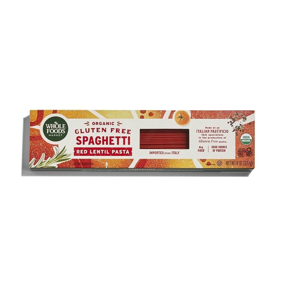 image:imageWhole Foods Market Organic Red Lentil Gluten Free Spaghetti 8 Ounce8 Ounce Pack of 1