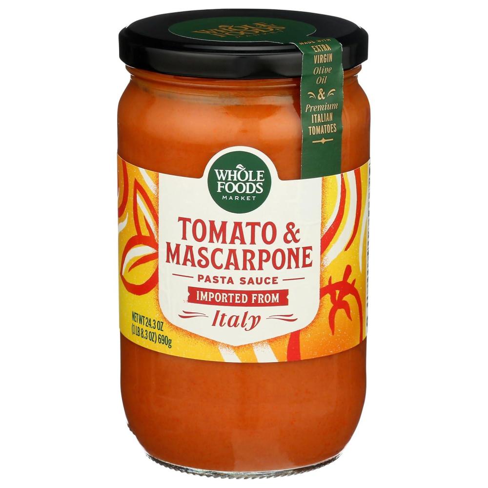 image:imageWhole Foods Market Tomato amp Mascarpone Pasta Sauce 243 OunceTomato Mascarpone