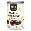 365 by Whole Foods Market, Ripe Medium Pitted Olives, 6 Ounce(6 Ounce (Pack of 4))