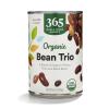 365 by Whole Foods Market, Organic Bean Trio (Kidney, Pinto, & Black Beans), 15 Ounce(15 Ounce (Pack of 1))