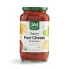 365 by Whole Foods Market, Organic Creamy Vodka Pasta Sauce, 25 Ounce(Four Cheese)