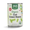 365 by Whole Foods Market, Organic Cut Green Beans, No Salt Added, 14.5 Ounce(14.5 Ounce (Pack of 1))